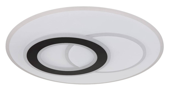 Globo LED Deckenleuchte Jacques 60W dimmbar Fernbedienung CCT warm-/tageslichtweiss Weiß matt Metall Ø70cm