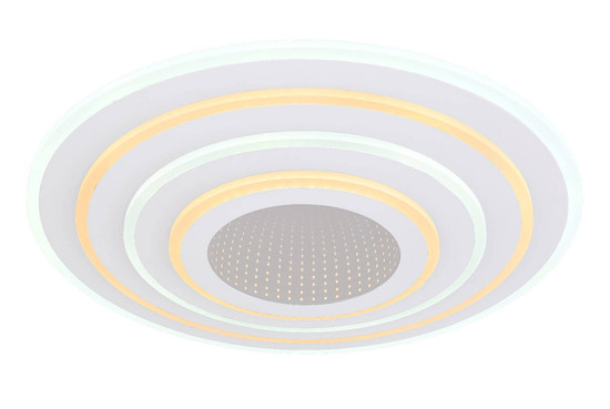 Globo LED Deckenleuchte Jocelyn 50W dimmbar Fernbedienung CCT warm-/tageslichtweiss Weiß Metall Ø50cm