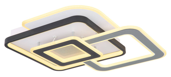 Globo Brienna LED Deckenleuchte 40W Warmweiß Weiß Matt, Metall 8cm 48552D5