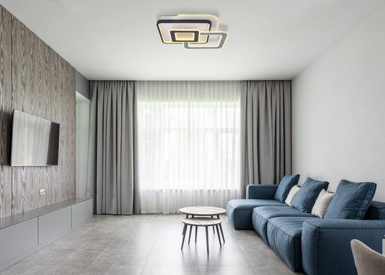 Globo Brienna LED Deckenleuchte 40W Warmweiß Weiß Matt, Metall 8cm 48552D5