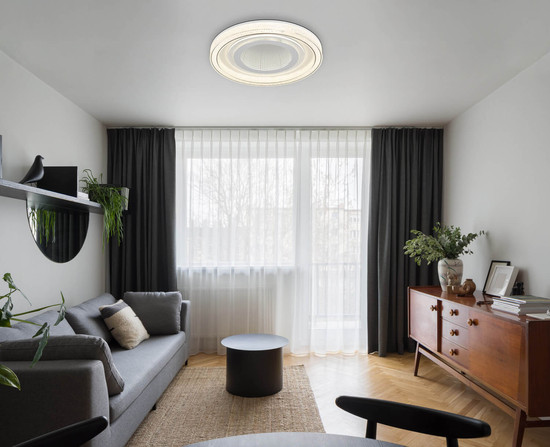 Globo Alsuna LED Deckenleuchte 48W CCT Weiß Matt, Metall Fernbedienung Nachtlicht Memoryfunktion Ø48cm 48557-48W