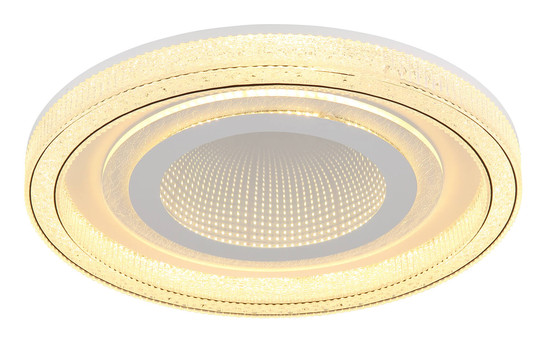 Globo Alsuna LED Deckenleuchte 48W CCT Weiß Matt, Metall Fernbedienung Nachtlicht Memoryfunktion Ø48cm 48557-48W