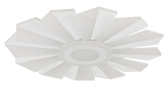 Globo Alwina LED Deckenleuchte 58W CCT Weiß Matt, Metall Fernbedienung Nachtlicht Memoryfunktion Ø50cm 48559-58