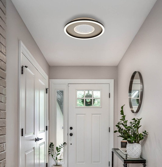 Globo Wiley LED Deckenleuchte 24W CCT Weiß Matt, Metall Memoryfunktion Ø33cm 48904-24