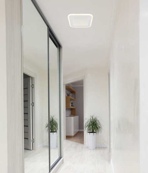 Globo Lamela LED Deckenleuchte 12W Neutralweiß Weiß Matt, Metall 4cm 48919-12Q