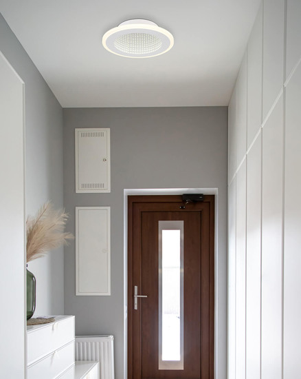 Globo Lamela LED Deckenleuchte 12W Neutralweiß Weiß Matt, Metall Ø22,5cm 48919-12R