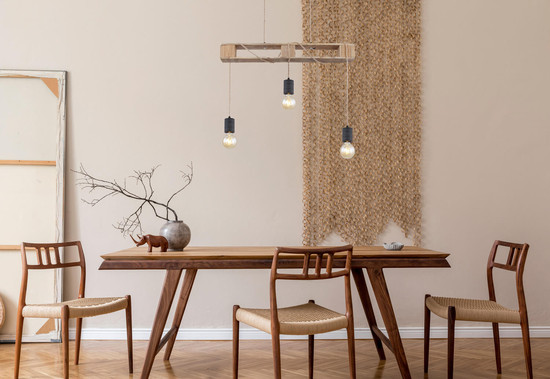 Globo Joelle E27 Hängeleuchte 3-fach 60W Schwarz Matt, Metall 120cm 54030-3PH