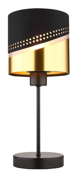 Globo Or E27 Tischleuchte 40W Schwarz Matt, Metall Ø16cm 54046T