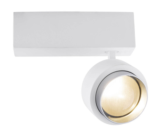 Globo Christine LED Deckenleuchte 10W Warmweiß Weiß, Gips Ø9,7cm 55010D1