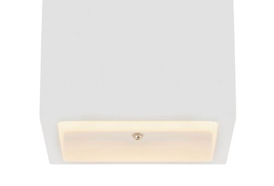 Globo Christine Wandleuchte Weiß, Gips 11,5cm 55010W4