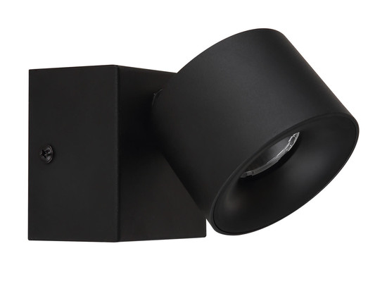 Globo Rae LED LED Strahler 6W Warmweiß Schwarz Matt, Metall Ø7,2cm 56961-1B