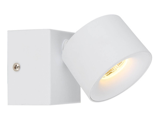 Globo Rae LED LED Strahler 6W Warmweiß Weiß Matt, Metall Ø7,2cm 56961-1W