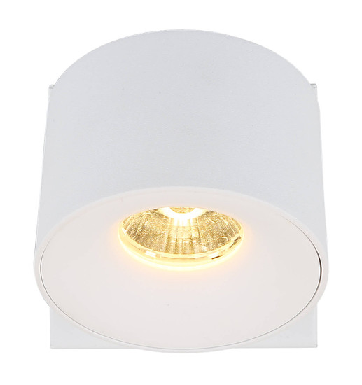 Globo Rae LED LED Strahler 6W Warmweiß Weiß Matt, Metall Ø7,2cm 56961-1W