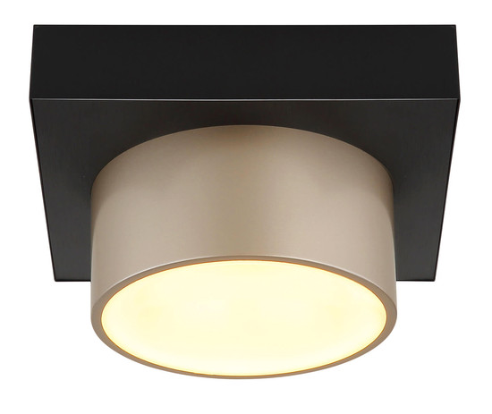 Globo Raymond LED Deckenleuchte 12W Warmweiß Schwarz Matt, Metall Ø15cm 56964-1