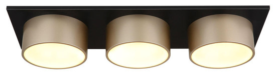 Globo Raymond LED Deckenleuchte 24W Warmweiß Schwarz Matt, Metall Ø15cm 56964-3