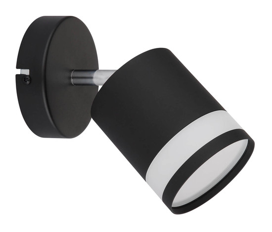 Globo Lucero GX53 Strahler 7W Warmweiß Schwarz Matt, Metall Ø8,2cm 57852-1