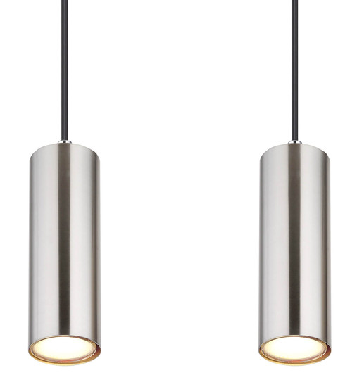 Globo Robby GU10 Hängeleuchte 4-fach 35W Nickel Matt, Metall Ø6cm 57911-4H