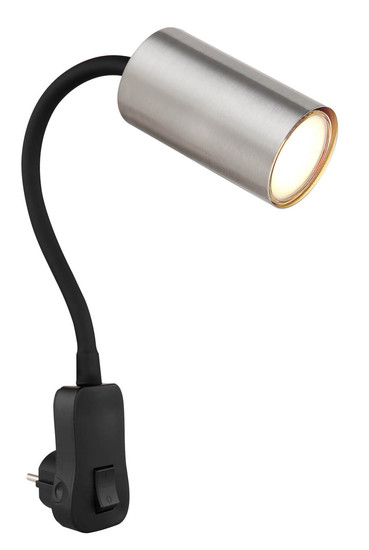 Globo Robby GU10 Wandleuchte 25W Schwarz Ø5,5cm 57911DP