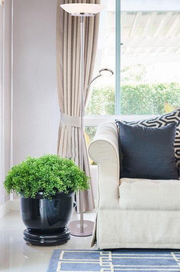 Globo Deckenfluter Nickel Matt, 1Xled LED Deckenfluter 58006