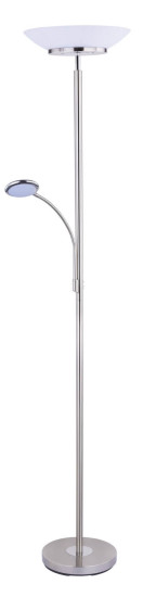 Globo Deckenfluter Nickel Matt, 1Xled LED Deckenfluter 58006