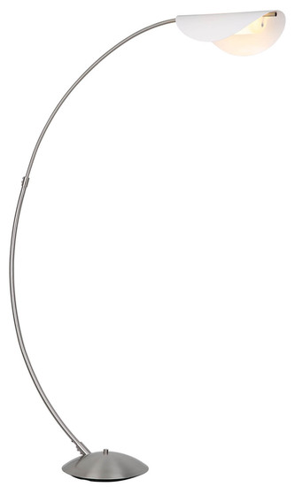 Globo Robles LED Stehleuchte 20W Warmweiß Nickel Matt, Metall Memoryfunktion 182cm 58032N