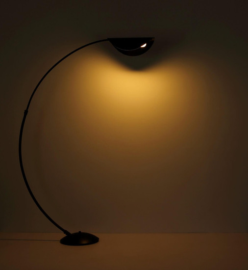 Globo LED Stehleuchte Robles 20W dimmbar warmweiss Schwarz matt rauchfarben Metall 182cm