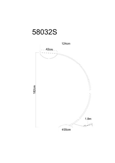 Globo LED Stehleuchte Robles 20W dimmbar warmweiss Schwarz matt rauchfarben Metall 182cm
