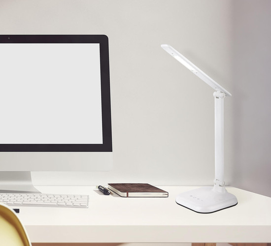 Globo Davos LED Tischleuchte 4W CCT Weiß 56,5cm 58209W