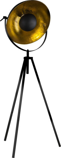 Globo Lenn Stehleuchte Schwarz, Metall Ø41cm 58305