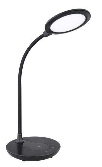 Globo Regina LED Tischleuchte 6W CCT Schwarz 54cm 58403