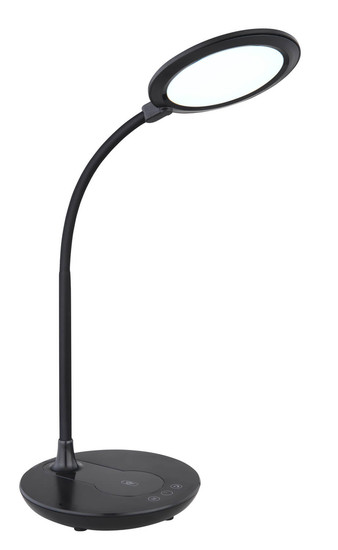 Globo Regina LED Tischleuchte 6W CCT Schwarz 54cm 58403