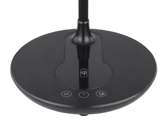 Globo Regina LED Tischleuchte 6W CCT Schwarz 54cm 58403