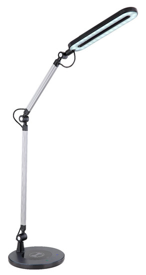 Globo LED Tischleuchte Ursino 9W dimmbar CCT warm-/neutral-/tageslichtweiss Schwarz Metall 107x59cm