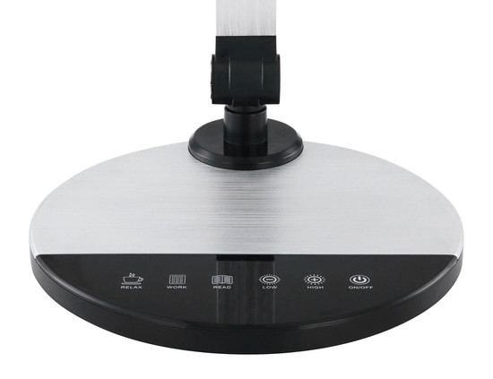 Globo Konsti LED Tischleuchte 9W CCT Schwarz 90,5cm 58428S