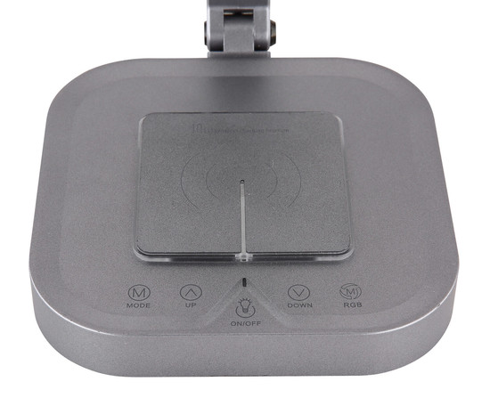 Globo Monaco LED Tischleuchte 8W CCT Grau, Aluminium 58cm 58431