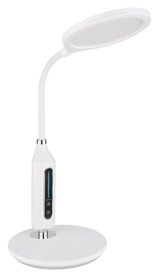 Globo LED Tischleuchte Fruggy 9W dimmbar CCT warm-/neutral-/tageslichtweiss Weiß matt 41x30cm