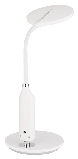 Globo LED Tischleuchte Fruggy 9W dimmbar CCT warm-/neutral-/tageslichtweiss Weiß matt 41x30cm