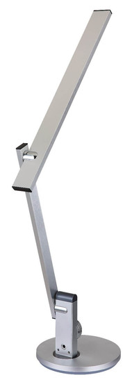 Globo LED Tischleuchte Solana 12W dimmbar CCT warm-/neutral-/tageslichtweiss 90Ra Aluminium Gebürstet 63,5x50cm