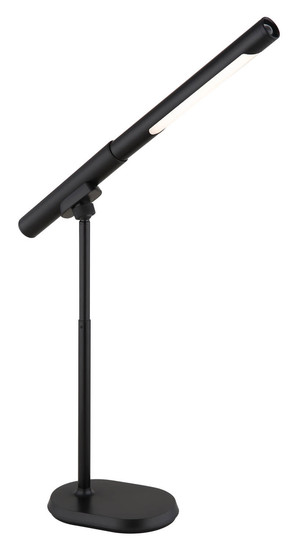 Globo Milan LED Tischleuchte 8W CCT Schwarz Matt Memoryfunktion Ø2,5cm 58472S