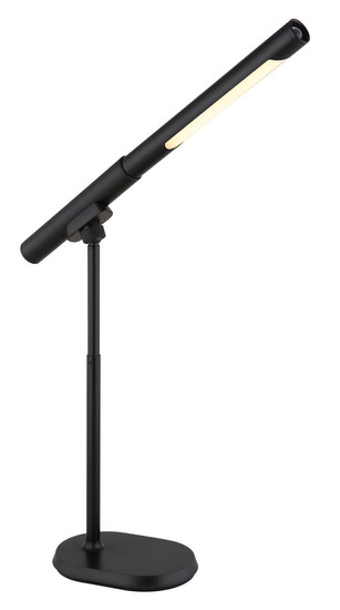 Globo Milan LED Tischleuchte 8W CCT Schwarz Matt Memoryfunktion Ø2,5cm 58472S