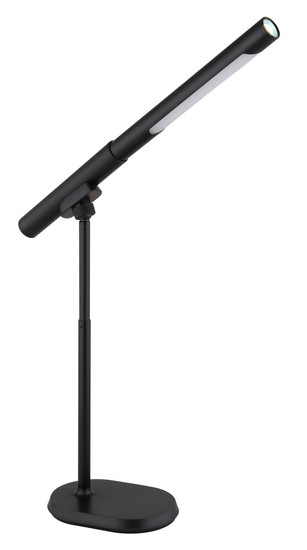 Globo Milan LED Tischleuchte 8W CCT Schwarz Matt Memoryfunktion Ø2,5cm 58472S