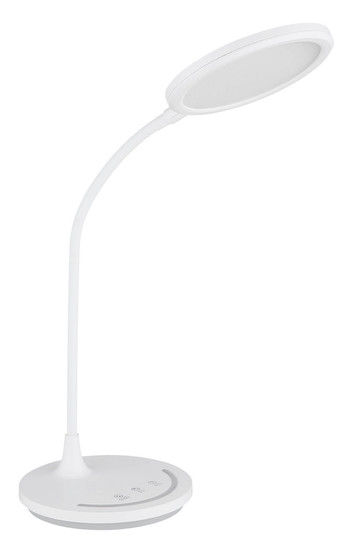 Globo Kenny LED Tischleuchte 12W CCT Weiß Matt Nachtlicht Memoryfunktion Ø15,4cm 58483W