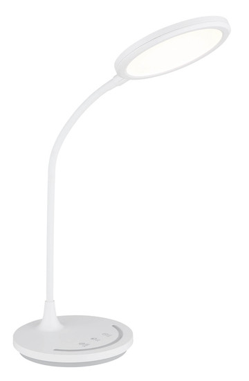 Globo Kenny LED Tischleuchte 12W CCT Weiß Matt Nachtlicht Memoryfunktion Ø15,4cm 58483W