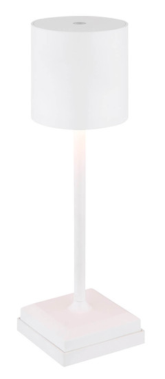 Globo Dixon LED Tischleuchte 1,50W Warmweiß Weiß Matt Ø9,3cm 58487W