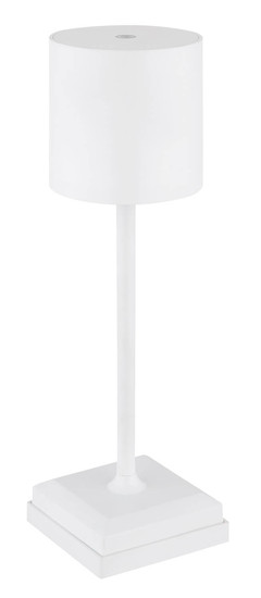 Globo Dixon LED Tischleuchte 1,50W Warmweiß Weiß Matt Ø9,3cm 58487W