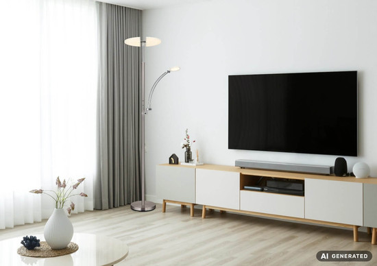 Globo LED Deckenfluter Tirana 40W dimmbar CCT warm-/neutral-/tageslichtweiss Nickel matt Metall 183cm