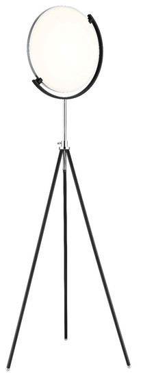 Globo LED Stehleuchte Miro 24W dimmbar Fernbedienung CCT warm-/tageslichtweiss Schwarz matt Metall Aluminium 168cm