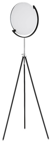 Globo LED Stehleuchte Miro 24W dimmbar Fernbedienung CCT warm-/tageslichtweiss Schwarz matt Metall Aluminium 168cm
