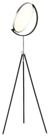 Globo LED Stehleuchte Miro 24W dimmbar Fernbedienung CCT warm-/tageslichtweiss Schwarz matt Metall Aluminium 168cm