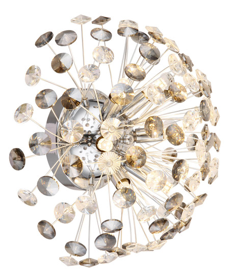 Globo Katrina G9 Wandleuchte 6-fach 3,50W Warmweiß Verchromt, Metall Ø40cm 64135WC